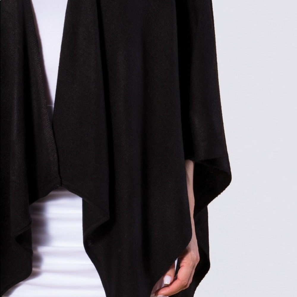 Cardigan wrap, black